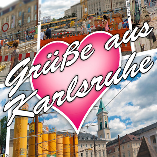 Baustellenkarte Karlsruhe