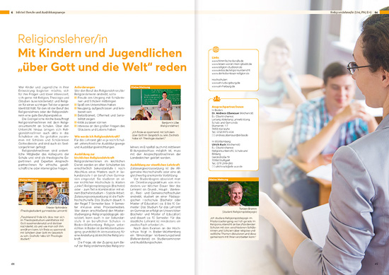Beispiel Broschüren-Gestaltung