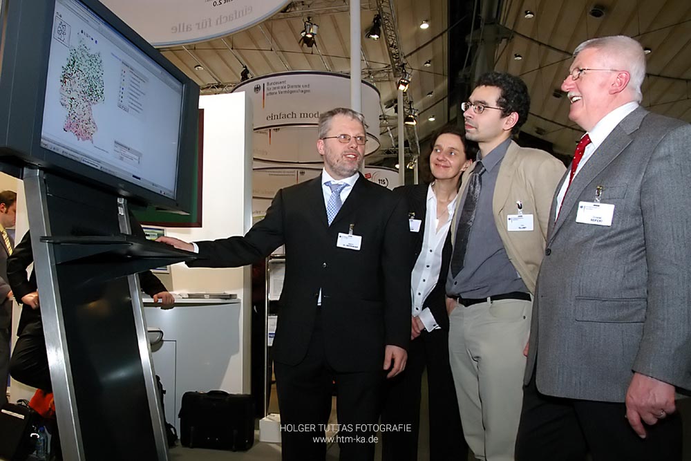 Stand des Umweltbundesamtes auf der Cebit Hannover